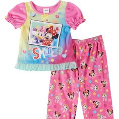 100% Authentic. Brand New With Tags. Authentic Disney Product With Reliable Quality And Durability. - Featuring Minnie And Daisy - Flame Resistant - Machine Wash, Easy Care - Minnie & Daisy Selfie Smile Pajama Disney Cotton Sets For Pajama Party, Disney Cotton Pajama Party Sets, Cotton Disney Sets For Pajama Party, Cotton Sleepwear With Character Print In Multicolor, Playful Mickey Mouse Cotton Sets, Cute Cotton Mickey Mouse Sets, Playful Minnie Mouse Sleepwear For Sleepover, Cute Mickey Mouse Cotton Sets, Cute Minnie Mouse Sleepwear