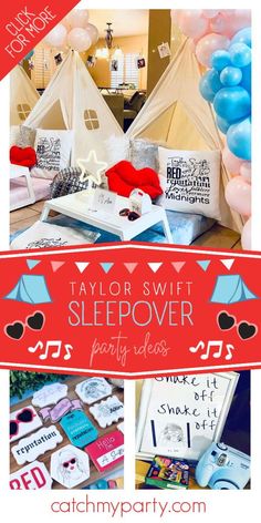 the taylorswit sleepover party ideas