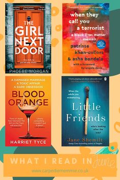 four different books with the title what i read in june written by jane shanitt