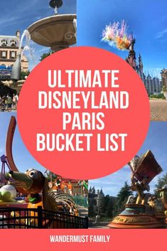 the ultimate disneyland park bucket list