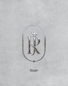 Chrome metal effect letter JR crown monogram logo for jewelry fashion brand Jewelry Brand Logo, Logo Design Agency, Gold Logo Design, Jewelry Logo Design, Inspiration Logo Design, Logo Creator, Fashion Logo Branding, Logo Jewelry