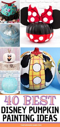 the top 10 best disney pumpkin painting ideas