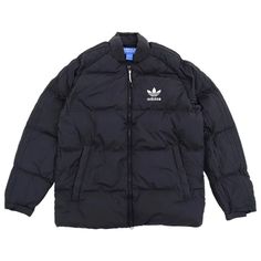 Offering A Distinctive Take On An Outerwear Staple, The Adidas Superstar Down Jacket Is Celebrated As A Street Fashion Essential. A Winter Ready Piece Of Outerwear, Constructed From A Nylon Shell, It’s Bulked Out With Full Duck And Feather Down For Maximum Warmth. Two Hand Warmer Pockets Feature To The Front, With Two Internal Chest Pockets. Its Finished With A Ribbed Neckline And Elasticated Cuffs. 100% Nylon Shell 80% Duck Down, 20% Feather Fill Zip Closure Trefoil Logo Hand Warmer Pockets Ela Classic Nylon Winter Outerwear, Long Sleeve Nylon Track Jacket For Winter, Classic Nylon Outerwear For Winter, Classic Winter Nylon Outerwear, Sporty Puffer Outerwear With Long Sleeves, Classic Winter Outerwear For Streetwear, Winter Track Jacket With Padded Collar, Fitted Winter Track Jacket For Streetwear, Fitted Track Jacket For Winter Streetwear