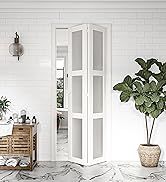 a room with white walls and marble floors has a potted plant in the corner