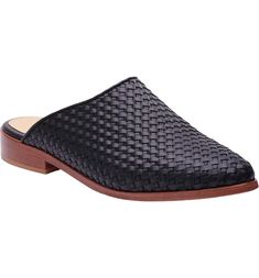 Nisolo Ama Woven Mule | Nordstrom Casual Synthetic Mules With Woven Leather, Casual Synthetic Woven Leather Mules, Comfortable Synthetic Mules With Woven Sole, Leather Mules Outfit, Mule Outfit, Leather Mules, Slide Slipper, Mule, Heeled Mules