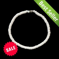 Beautiful Hawaiian style round puka shell bracelet or necklace. White puka shell bracelet/necklace with twist barrel. These are authentic Hawaiian puka shells. Sanded down to achieve a round smooth feel. Bright white rounded polished puka beads that measures approximately Length: 8 in x Width: 3/16 in. **Please note** custom lengths are available. Please refer to options we have available.  If you have any questions please don't hesitate to contact us. We are here 24/7 to provide good customer service. **IMPORTANT** **PLEASE READ BEFORE PLACING ORDER** For custom length bracelets it is important to measure size correctly before placing order. If unsure about measurements please contact us for more information. Adjustable Beaded Necklace For Beach, Adjustable Round Shell Necklace For The Beach, Adjustable Round Shell Necklace For Beach, White Beaded Necklaces For Beach, White Beaded Necklaces For The Beach, White Round Beaded Necklaces For The Beach, White Round Beaded Necklaces For Beach, White Round Shell Necklace For The Beach, White Beach Necklace