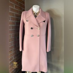 Gucci Trench Coat Wool Double Breasted Pink/Purple With Silver Hardware 2 Exterior Pockets 6 Functional Buttons Measurements: 15” Shoulder To Shoulder 22” Shoulder To Sleeve 15” Bust 18” Waist 35” Length Item Shows Signs Of Wear From Normal Use- Small Marks On Front, Slightly Scratched Hardware, Loose Thread, Etc Please Refer To Photos For Further Details. Lppj89008 Gucci Trench Coat, Gucci Jackets, Gucci Jacket, Silver Hardware, Double Breasted, Pink Purple, Trench Coat, Jackets & Coats, Jackets For Women