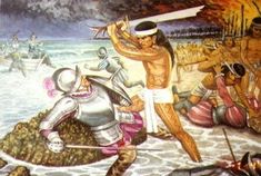 Battle Of Mactan, Pre Colonial Philippines, Colonial Philippines, Ferdinand Magellan, Philippine History, Filipino Martial Arts, Ancient Names, Filipino Tattoos