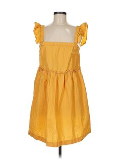 Madewell Casual Dress Size: Medium Yellow Dresses - used. 100% COTTON, Square, Short, Sleeveless | Madewell Casual Dress: Yellow Dresses - Used - Size Medium Yellow Dresses, Dress Yellow, Yellow Dress, Casual Dresses For Women, Madewell, Casual Dress, Casual Dresses, Women Handbags, Size Medium