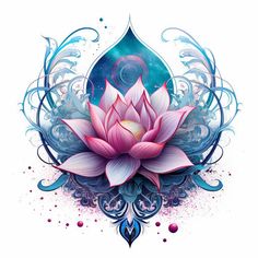 Lotus flower tattoo - embrace your inner beauty Lotus Flower In Water Tattoo, Lotus Flower Art, Tattoos For Women Flowers, Muster Tattoos, Lotus Flower Design, Lotus Tattoo, Human Form, Creative Tattoos, Pretty Tattoos