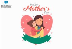 a mother's day card with an image of a woman hugging her child on the cheek