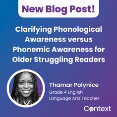 Discover the crucial differences between phonemic and phonological awareness and how mastering these skills can enhance your students' reading and writing abilities in this week's blog! 📖 Organizational Leadership, Language Arts Teacher, Struggling Students, Psychology Degree, Struggling Readers, Becoming A Teacher