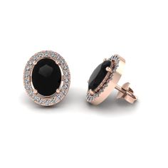 Style: Halo Occasion: Party/Pom Christmas Beach Getaway Halloween Birthday Best For: Daughter Grandmother Mother Wife Sister Girlfriend A smart choice you'll want to wear day after day, these sparkling solitaire stud earrings speak to your classic sense of style. Crafted in sterling silver, each spectacular earring features a 8.50 mm Black Oval Cut stone wrapped in sparkling round cut stones in halo frame It's a perfect gift for youself or your loved ones. Stone Information Number of Stones : 46 Black Oval Jewelry For Party, Christmas Beach, Beach Getaway, Types Of Diamonds, Stone Wrapping, Swarovski Stones, Solitaire Studs, Local Jewelry, Sterling Silver Stud Earrings