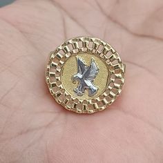 10kt Solid Gold Ring Weight 7.36 Gram Size 11 Ring Top 21.7*21.5 Mm Please Check The Picture Carefully Understand The Size Of Ring Eagle Ring, Gold Eagle, Solid Gold Ring, Ring For Men, Solid Gold Rings, Mens Accessories Jewelry, Gold Ring, Solid Gold, Gold Rings