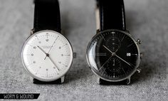 Junghans Max Bill Silver Dial Ref. 3500 and Max Bill Chronoscope Max Bill Junghans, Diesel Watches For Men, Unusual Watches, Diesel Watch, Mens Designer Watches, Minimalist Watch, Best Watches For Men