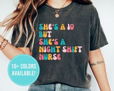 This funny nurse shirt is the perfect gift for her! Each one of our shirts is made with the highest quality materials and are both super soft and cozy :) 💙 HOW TO ORDER 💙 1. Check photos for color options and sizing 📏 2. Select desired color and size from the drop-down menus ✨ 3. Add to cart & Place your order 🛒 4. Your shirt is now being produced and will be shipped in 1-3 days! 🎁 📏 SHIRT SIZING All shirts are available in 10+ colors and 6 sizes, ranging from Small to 3XL. The sizing is u Banned Books Shirt, Book Lover Tshirt, Pilates Shirt, Read Banned Books, Nurse Tshirt, Funny Nurse Shirts, Librarian Shirt, Reading Humor, Taylor Lyrics