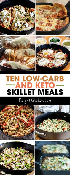 ten low carb and keto skillet meals