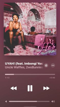 an audio player with the words uyah feat imbongi vo on it