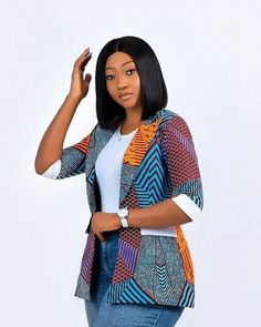 KITENGE COAT FOR LADIES Kitenge Tops Designs Unique, Traditional Jackets For Women, Coat For Ladies, African Print Top, Ankara Jackets, African Dresses For Kids, African Print Clothing