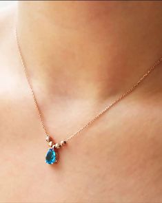 March Stone, September Birthstone Necklace, December Birthstone Necklace, Family Birthstone Necklace, March Birthstone Necklace, March Birthday Gifts, Birthday Necklace, Pretty Jewelry Necklaces, March Birthday