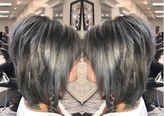 Layered Grey Hair, Layer Bob, Shoulder Haircuts, Long Hair Tips, Gray Hair Highlights, Short Layered, Haircut For Thick Hair, Short Hair With Layers, Medium Hair Cuts