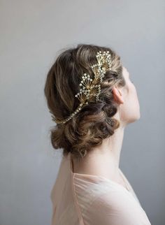 Headpieces - bridal headpieces, special occasion headpieces | Twigs & Honey ®, LLC Art Nouveau Weddings, Art Deco Hair, Hair Mask For Growth, Vintage Wedding Hair, Tiara Hairstyles, Hair Adornments, Bold Art, Art Deco Wedding, Headband Styles