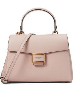 Kate Spade New York Katy Textured Leather Medium Top-Handle Satchel Purses And Handbags Kate Spade New York, Classic Kate Spade Luxury Satchel, Luxury Kate Spade Leather Satchel Backpack, Chic Crossbody Bag, Latest Handbags, Back Bag, Best Handbags, Top Handle Handbags, Trending Handbag