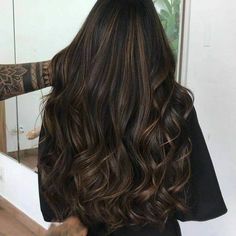 Medium Caramel Balayage, Dark Brown Hair Light Complexion, Hair Inspired, Brown Hair Shades, Black Hair Balayage, Black Hair With Highlights, Hair Color Light Brown, Brunette Balayage Hair, Hair Done