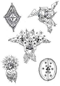 an image of some tattoos on a cell phone