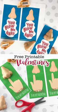 free printable valentine's day cards for kids to make with paper and glue