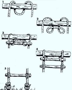 the instructions for how to build a wooden bench with two benches and one bench on each side