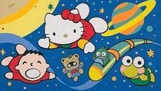 an image of hello kitty and other cartoon characters