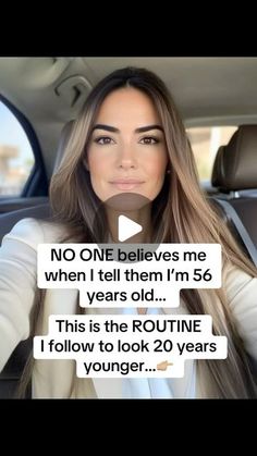 Healthy life tips on Instagram: "My daily routine…😘💖 • • • • • #women #beauty #fyp #girls #beauty #skincare #skin #healthyskin #clearskin #glowup #selfcare #wellness #skincaretips #selflove" How To Look Younger Over 40, Good Skin Routine, Face Routine Daily, Healthy Life Tips, Natural Beauty Face, Facial Routine Skincare, Anti Aging Remedies, Brightening Skincare, Routine Daily