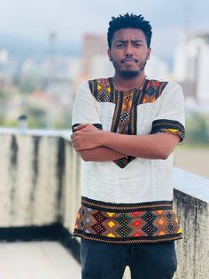 Ethiopian Handwoven Shirt Habesha Shirt For Men Ethiopian Cloth Exquisite Habesha shirt ሀበሻ Ethiopian Fabric, Cultural Celebration, Elegant Shirt, Traditional Clothing, Contemporary Fashion, Traditional Outfits, Clothing Patterns, Formal Event, Hand Weaving