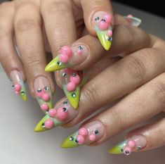 Kirby Nails, Outfit Ideas October, Sky Nails, Airbrush Nails, Clothing Outfit Ideas, October 2022, Nail Polish Designs, Gel Nail Designs, Top 40