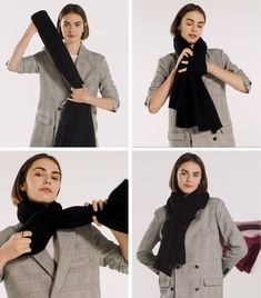 Six Ways To Style the Cashmere Travel Wrap | Blog | White + Warren Boston Outfits, Fashion For Over 50, Casual Trendy Outfits, Winter Mode Outfits