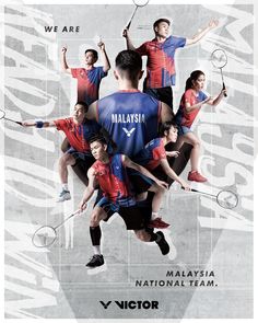 an advertisement for the malaysian national team