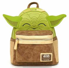 This listing is for one brand new Disney Parks Star Wars Yoda Loungefly Mini Backpack.  Check out our other merchandise here! International shipping is available. Feel free to contact us with any questions. Thanks! Star Wars Bag, Disney Bags Backpacks, Star Wars Shoes, Loungefly Backpack, Disney Purse, Cute Mini Backpacks, Disney Bags, Cheap Purses, Loungefly Bag