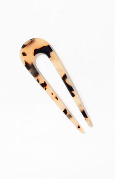 Keep your hair stylishly secure with the Hair Pin from PacSun. Featuring a dual spike design and a sturdy plastic frame, this hair pin effortlessly holds up your hair while adding a chic touch to your look.Duo prong designPlastic PacSun Womens Hair Pin - Brown Pacsun, Hair Pins, Women's Accessories, Womens Hairstyles, Hair