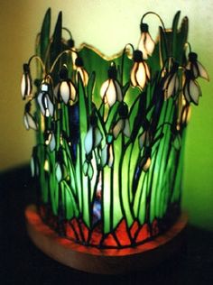 Stained Glass Lamp Shades, Stained Glass Light, Diy Lampe, Stained Glass Lamps, Glass Lamps