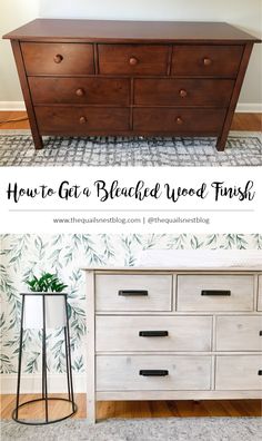 how to get a blacked wood finish on furniture