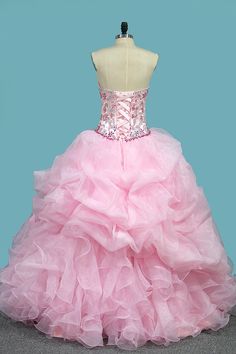 This dress could be custom made, there are no extra cost to do custom size and color. Organza Ball Gown, Ball Gown Quinceanera Dresses, Long Sleeve Ball Gowns, Wedding Bridal Veils, Two Piece Homecoming Dress, Princess Ball Gowns, Lace Homecoming Dresses, Beaded Bodice, Sweet 16 Dresses