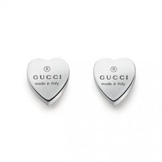 Brand: GucciRange: TrademarkModel No: YBD22399000100UGender: FemaleStyle: StudsMaterial: Sterling SilverWarrenty: Manufacturers WarrentyDesignHeartSize Type2Service Interval6 Gucci Earrings, Silver Heart Earrings, Gucci Jewelry, Heart Stud Earrings, Heart Shaped Earrings, Heart Studs, Heart Earrings Studs, Online Earrings, Sterling Silver Heart