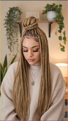 Add a creative touch to your style with Jumbo Knotless Boho Braids with Criss-Cross Patterns for 2024! This unique look combines classic braids with intricate patterns. Click for a step-by-step guide and styling tips. Save for your next hairstyle! #CrissCrossBraids #KnotlessBraids #2024HairTrends #CreativeBraids #UniquePatterns #HairInspiration Knotless Boho Braids, Classic Braids, Knotless Boho, Jumbo Knotless, Natural Braided Hairstyles, Braided Hairstyles Natural Hair, Braided Hairstyles For Short Hair, Braided Hairstyles For Kids, Hairstyles Natural Hair