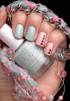 Pretty Pastels Nail nails design nails featured Pastel Nails Designs, Get Nails, Cute Nail Art, Cute Nail Designs, Manicure E Pedicure, Valentine's Day Nails