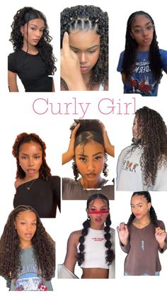 CURLY GIRL VIBES- #Curly #Girl #Vibes Check more at https://howcandothis.com/womenstyle/curly-girl-vibes/ Cute Curly Hairstyle, Curly Hair Advice, Hairstyles For Layered Hair, Natural Curls Hairstyles, Hairdos For Curly Hair