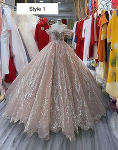 Spectacular pink beaded sparkle ball gown queen style sleeves wedding dress with glitter tulle Extravagant Wedding Dress, Wedding Dress With Glitter, Gown Queen, Sleeves Wedding Dress, Sparkle Ball, Queen Style, Extravagant Wedding, Beautiful Wedding Gowns, Beaded Bodice