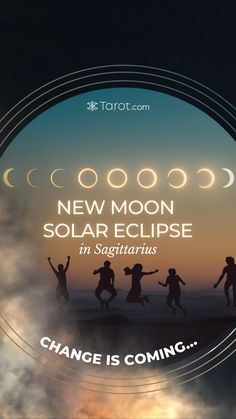 the new moon solar eclipse in sagitarius is coming