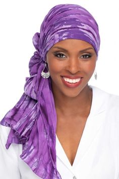 Oblong Batik Head Scarf - 100% Cotton Gabor Wigs, Headwrap Tutorial, Ladies Head Scarf, Silk Scarf Hair, Hair Scarf Styles, Head Scarves, Head Scarf Styles