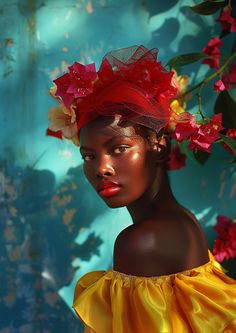 Cuban Dress, Trip To Cuba, Woman With Flowers, Flowers In Her Hair, Hair Wear